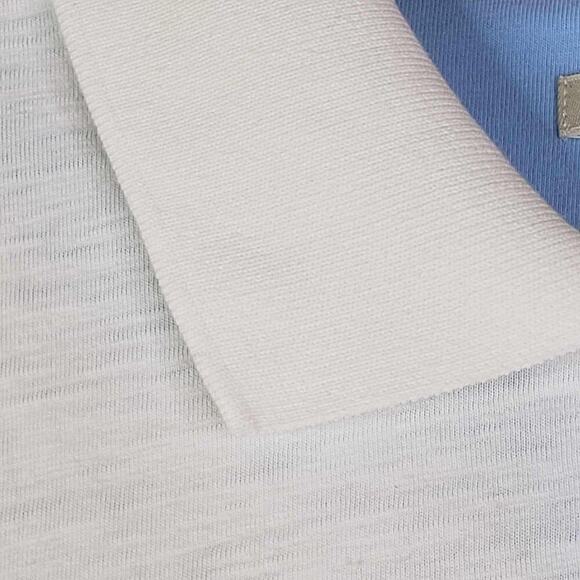 Carbon 2 Cobalt Shirt Polo Golf Mens Polo Stretch Cotton White Size Large L - Picture 6 of 10